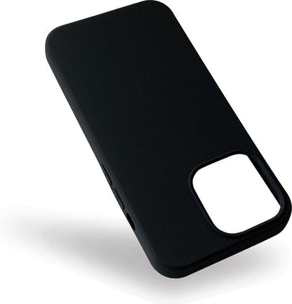 Apple iPhone 13 Pro Hoesje - Zwart - Matte Siliconen Back Cover