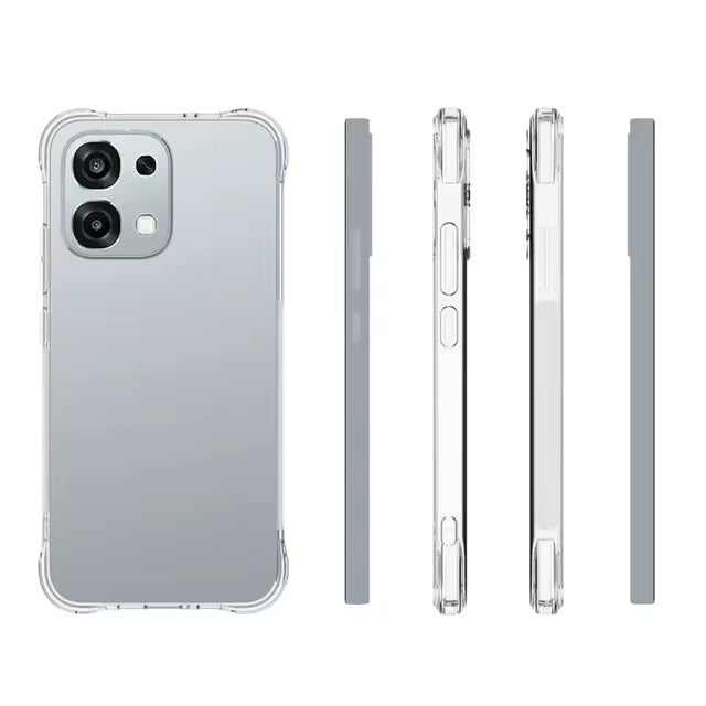 Oppo A6 Pro 5G Hoesje - Transparant - Anti-Shock Back Cover