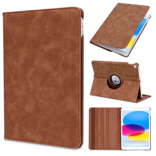 Apple iPad 7 10.2 (2019) Tablet-Hülle - Sienna Brown - Drehbare Klapphülle
