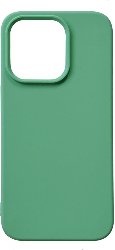 Apple iPhone 14 Pro Hoesje - Licht Groen - Siliconen Back Cover