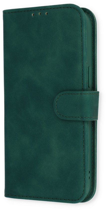 Samsung Galaxy S23 Ultra Hoesje - Emerald Green - Luxe Bookcase