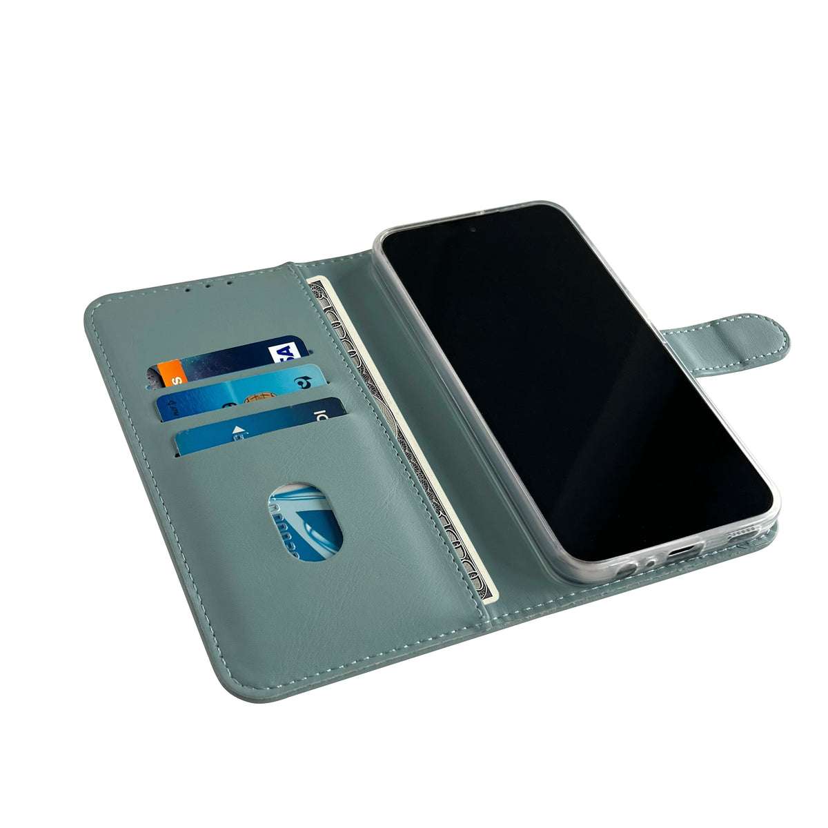 Samsung Galaxy A05s Hoesje - Licht Blauw - Bookcase