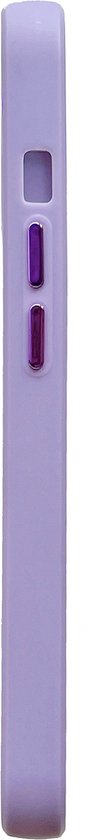 Apple iPhone 14 Hoesje - Paars - Shockproof Siliconen Back Cover