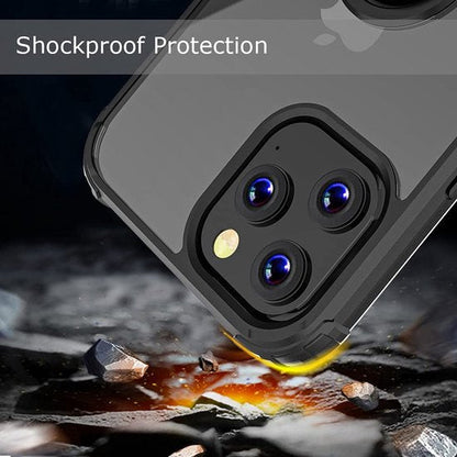 Apple iPhone 14 Pro Max Case - Clear - Armor Kickstand Back Cover