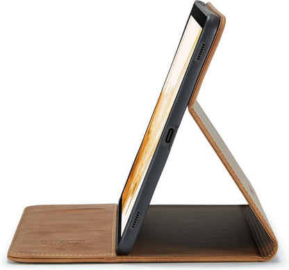 Samsung Galaxy Tab S8 Tablet Case - Sienna Brown - Rotating Folio Case
