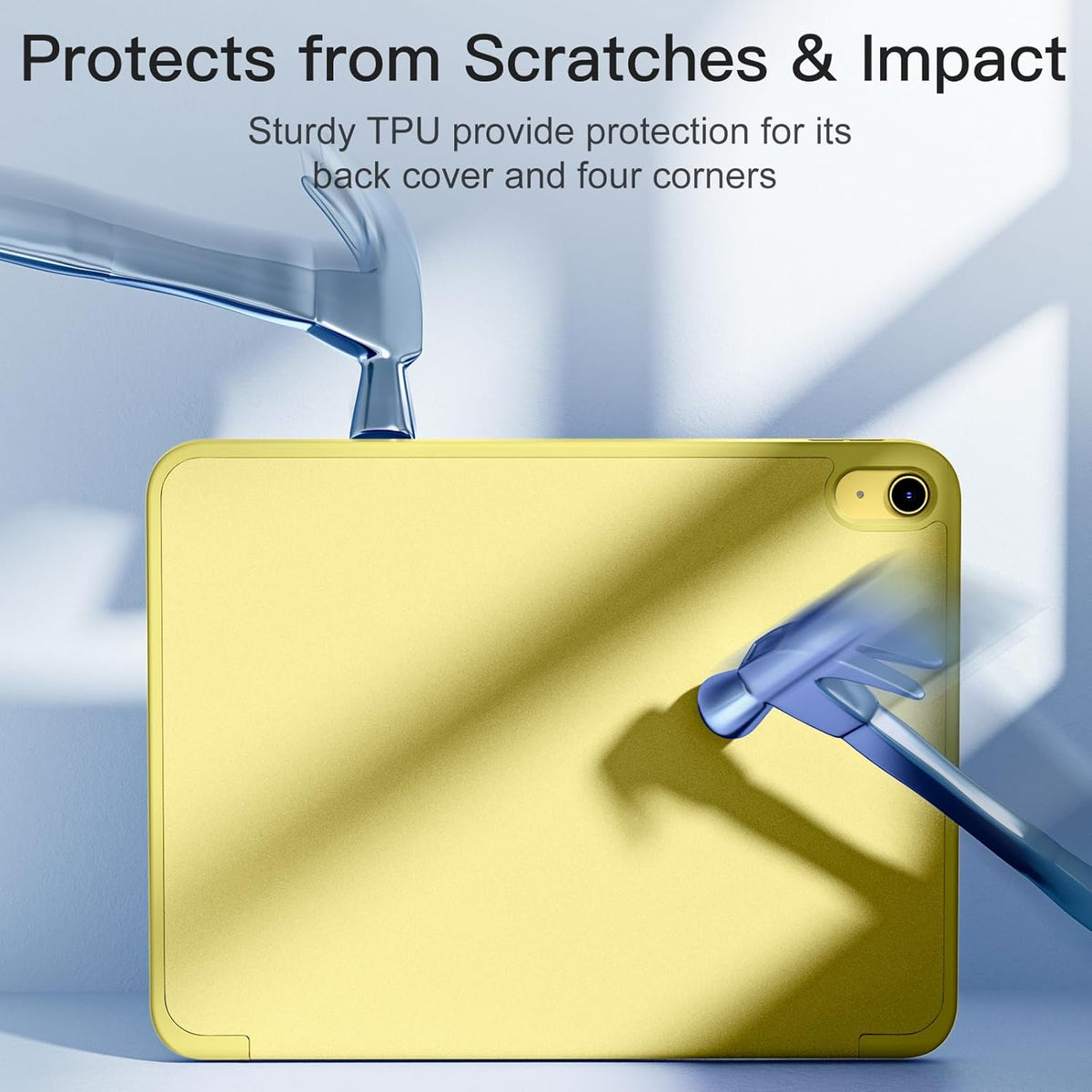 Apple iPad 2025 (11th Gen) Tablethoes - Geel - Smart Cover