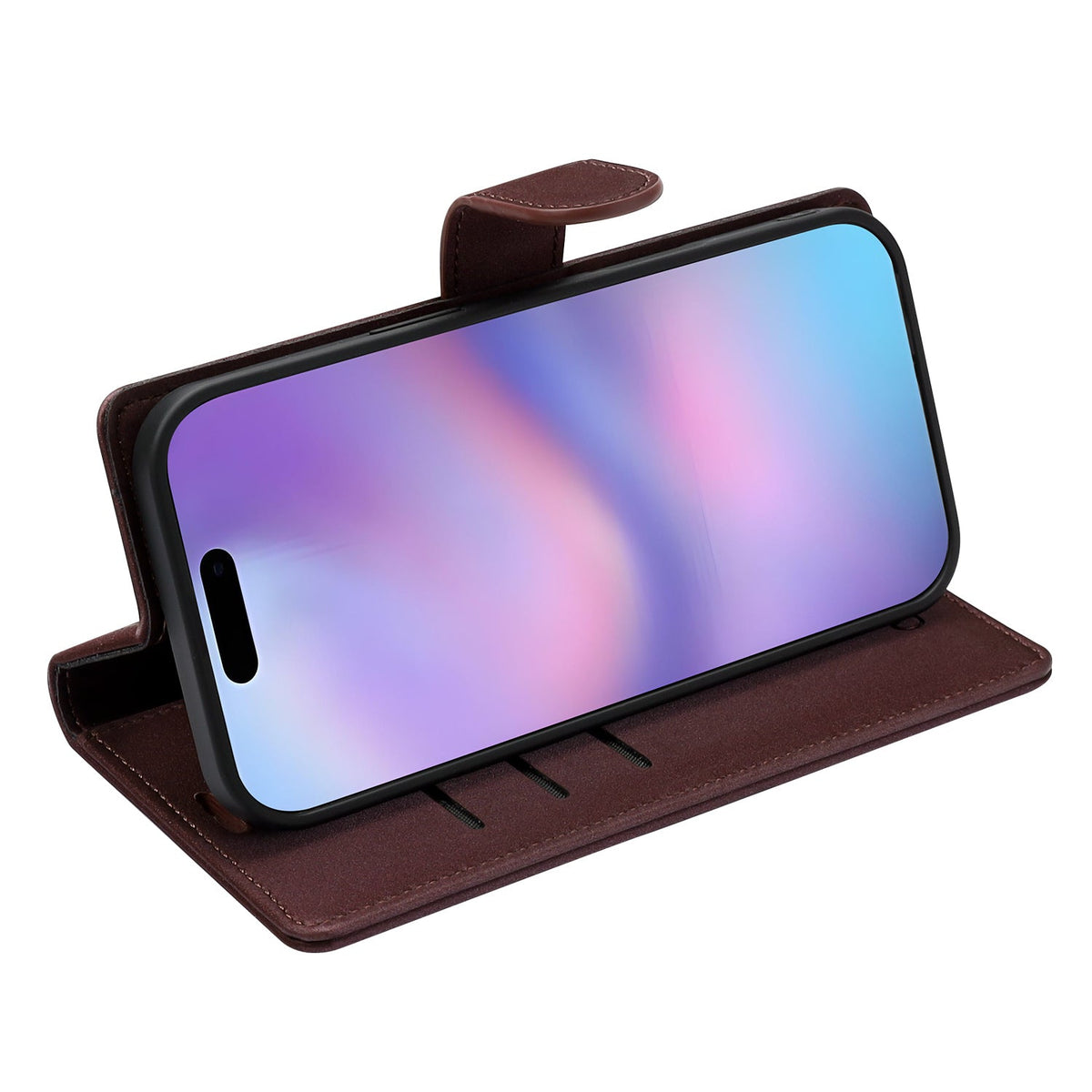Apple iPhone Air Hoesje - Bordeaux - 2 in 1 Velvet Bookcase