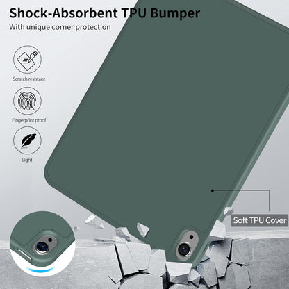 iPad A16 Tablethoes - Groen - Pen Slot Smart Cover