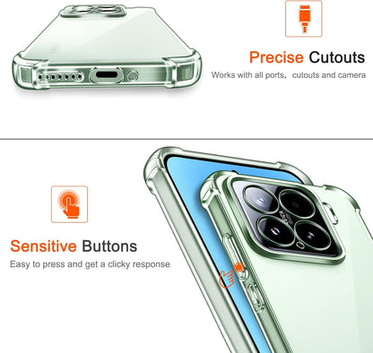 Xiaomi 15 Hoesje - Transparant - Anti-Shock Back Cover