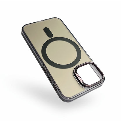 Apple iPhone 12 Hoesje - Zwart - Fusion Armor MagSafe Back Cover