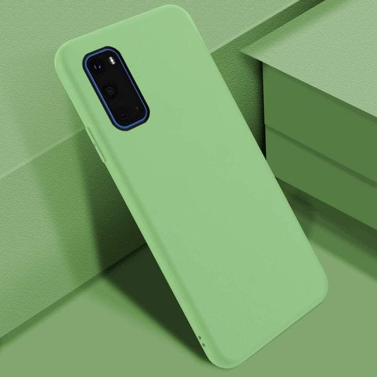 Samsung Galaxy S20 Hoesje - Groen - Siliconen Back Cover