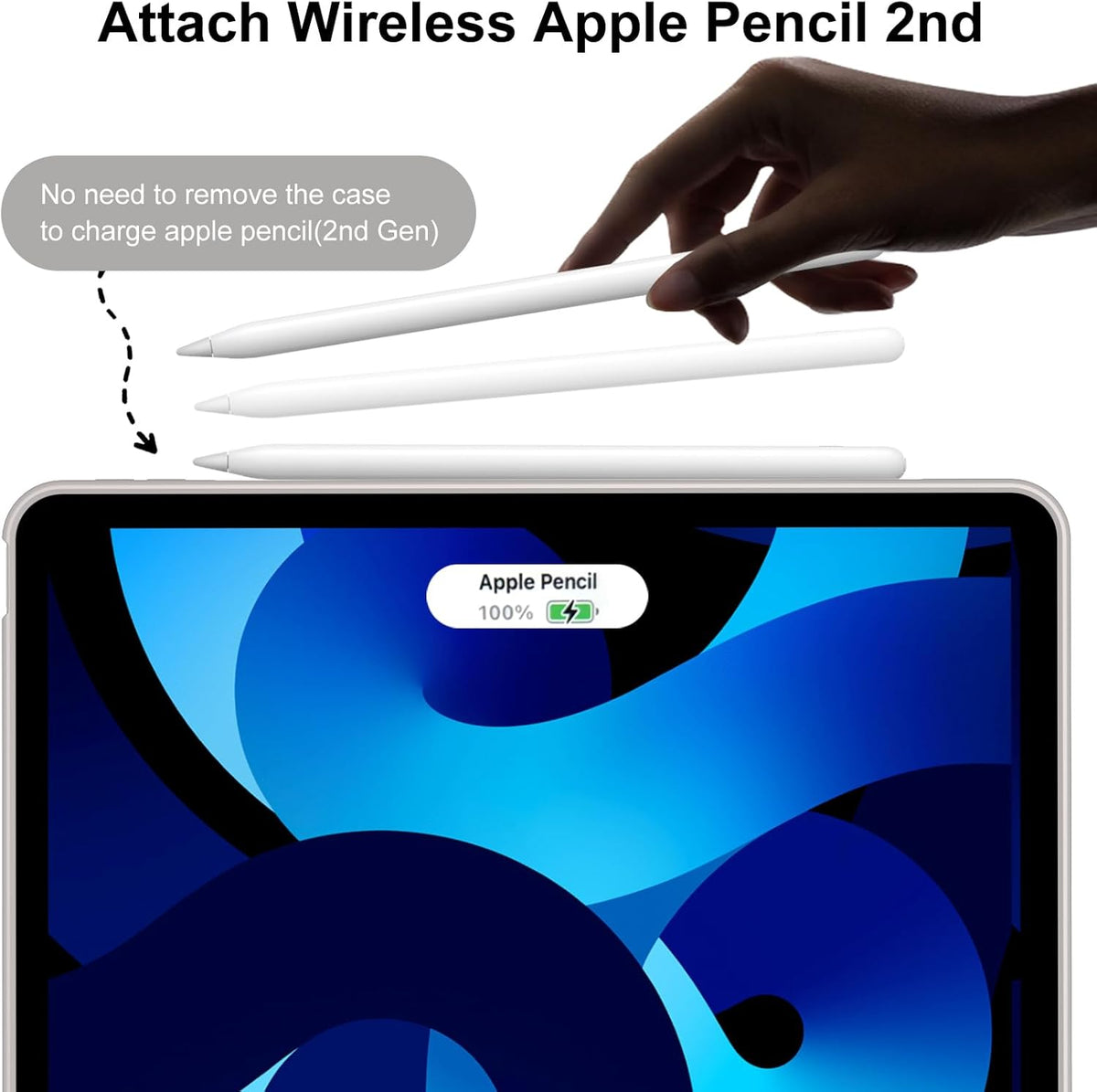 iPad Air 11 inch M3/M2 Tablethoes - Grijs - Smart Cover