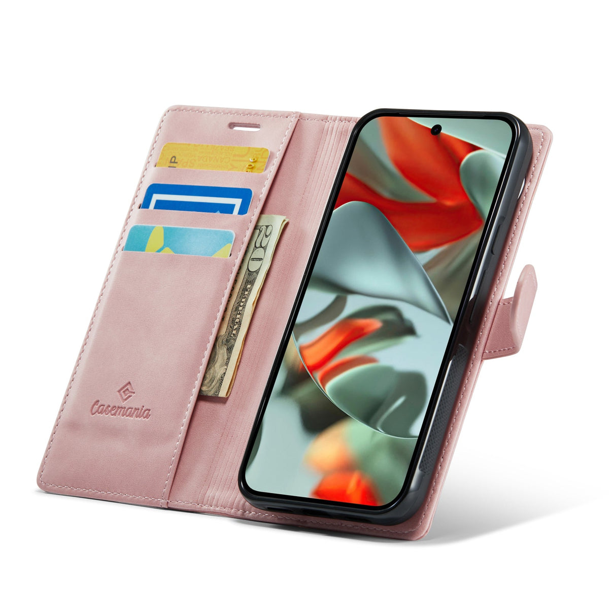 Google Pixel 10 Hoesje - Pale Pink - Luxe 2 in 1 MagSafe Bookcase