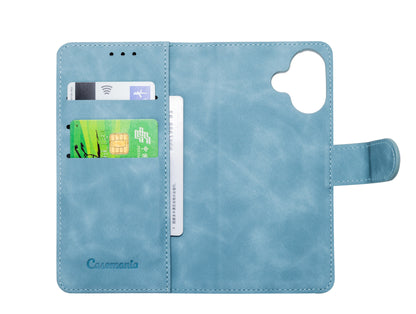 iPhone 17 Hoesje - Aqua Blue - 2 in 1 MagSafe Bookcase