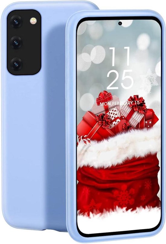 Samsung Galaxy S20 Hoesje - Blauw - Siliconen Back Cover