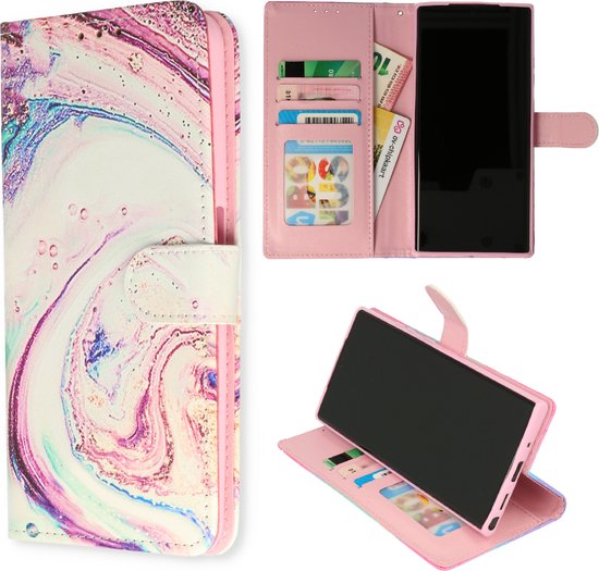 Samsung Galaxy S23 Ultra Case - Marble Twist - Print Wallet Case