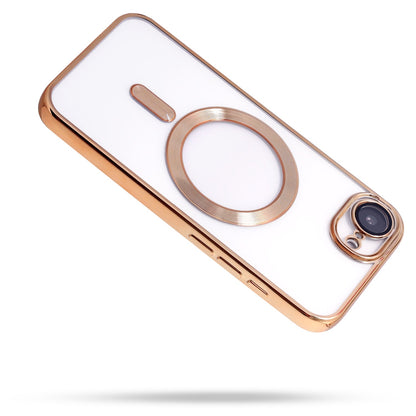 Apple iPhone 16e Hülle - Gold - Silikon-MagSafe-Backcover