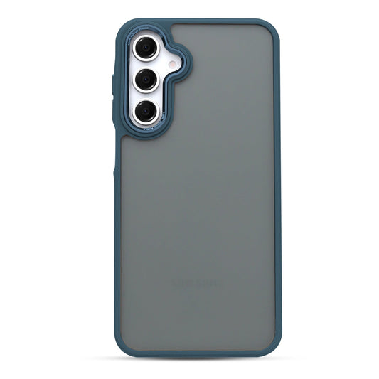 Samsung Galaxy S24 FE Hoesje - Blauw - Frame Back Cover
