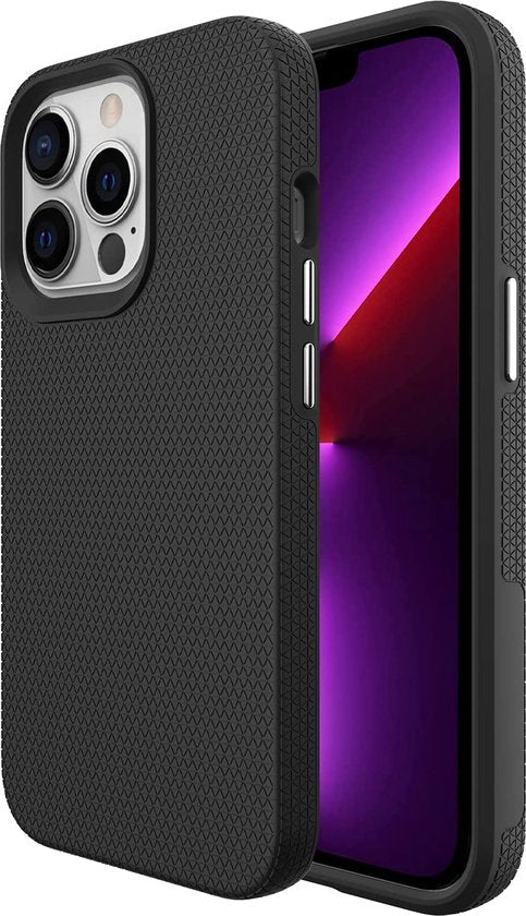 Apple iPhone 13 Pro Max Hülle - Schwarz - Rutschfestes Backcover
