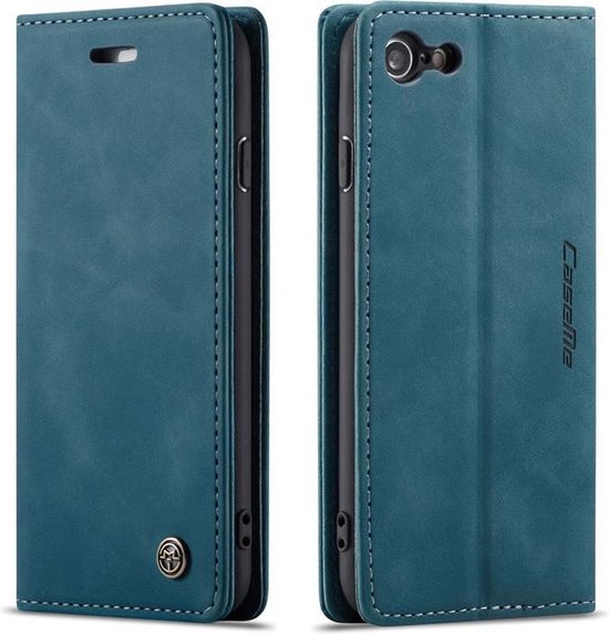 Apple iPhone 7 Hülle - Emerald Green - Schlanke Klapphülle mit Kartenfach