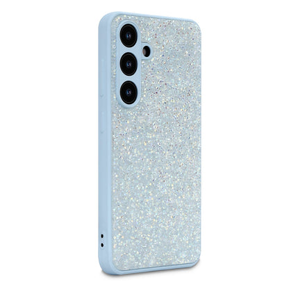 Samsung Galaxy A17 5G Hoesje - Blauw - Diamant Glitter Back Cover