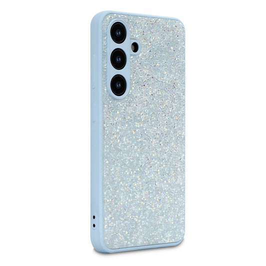 Samsung Galaxy A17 5G Hülle - Blau - Diamant-Glitzer Backcover