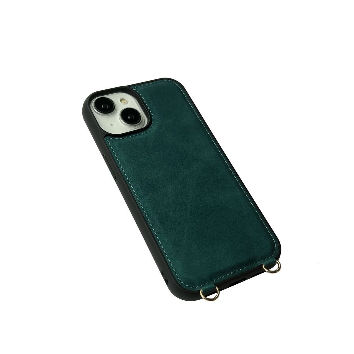 Apple iPhone 16 Plus Hoesje - Emerald Green - Luxe Bookcase met Telefoonkoord