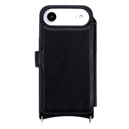 Apple iPhone Air Hoesje - Zwart - 'Amsterdam' Magnetische Wallet Case met Pasjeshouders en