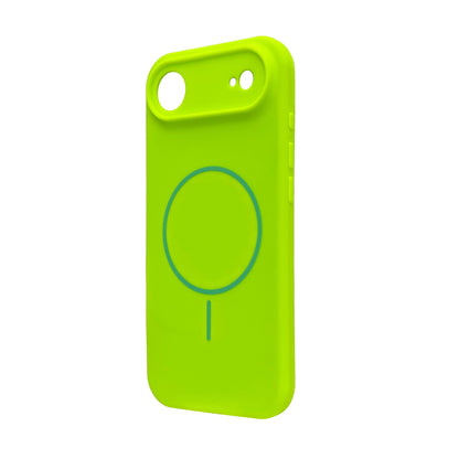 Apple iPhone Air Hoesje - Lime Green - Liquid Siliconen MagSafe Back Cover