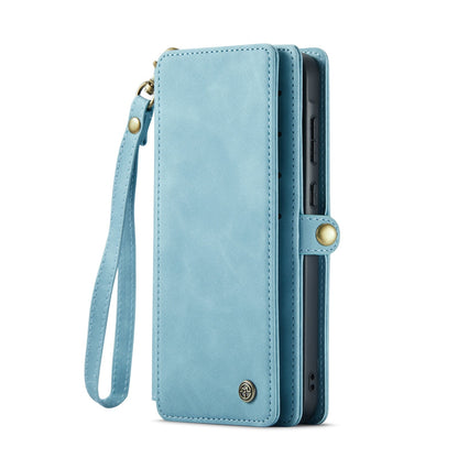 Samsung Galaxy A36 Case - Aqua Blue - 2-in-1 Wallet Case with 10 Card Slots