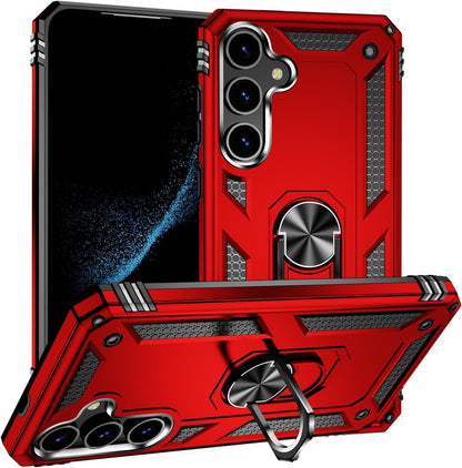 Samsung Galaxy S24 FE Hülle - Rot - Armor Kickstand Backcover