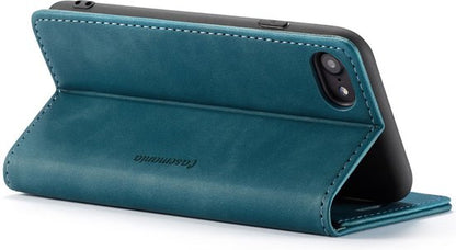 Apple iPhone SE (2020) Hoesje - Emerald Green - Dunne Bookcase