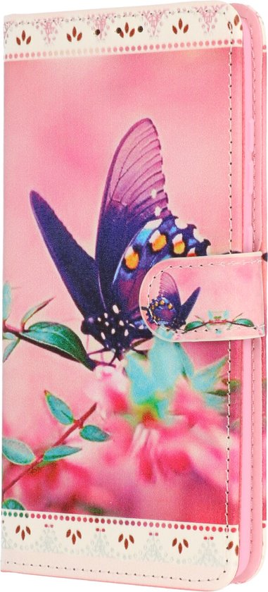 Samsung Galaxy S23 Hoesje - Vlinder - Print Bookcase