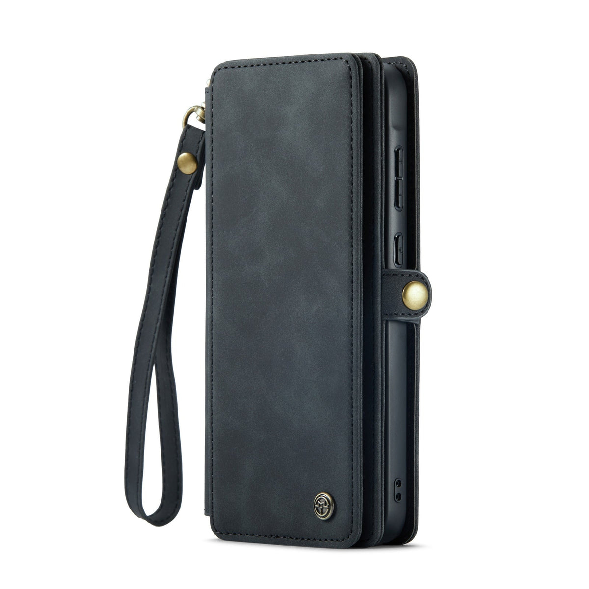 Samsung Galaxy A55 Hoesje - Charcoal Gray - 2 in 1 Bookcase met 10 Kaart Vakken
