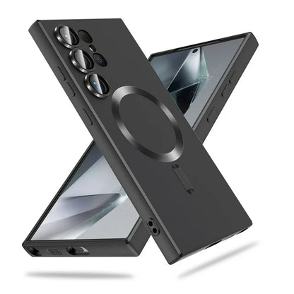 Samsung Galaxy S26 Ultra Hoesje - Zwart - Matte Siliconen MagSafe Back Cover