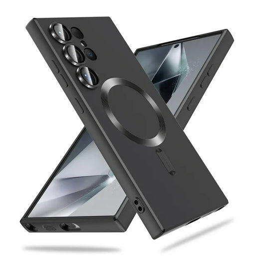 Samsung Galaxy S26 Ultra Case - Black - Matte Silicone MagSafe Back Cover