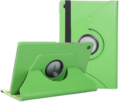 Samsung Galaxy Tab S6 Lite Tablet Case - Green - Rotating Folio Case