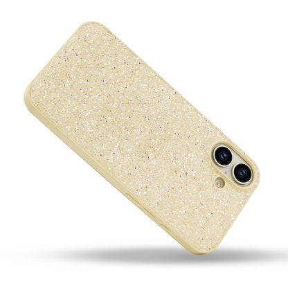 iPhone 16 Hoesje - Goud - Diamant Glitter Back Cover