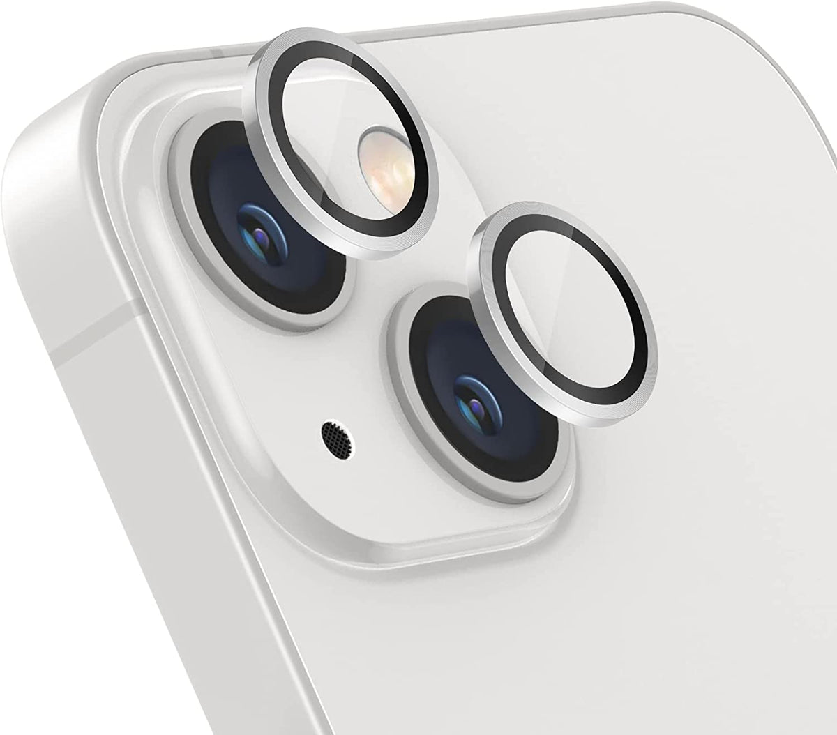 Apple iPhone 14 Kameraschutz - Silber - 1 Stück