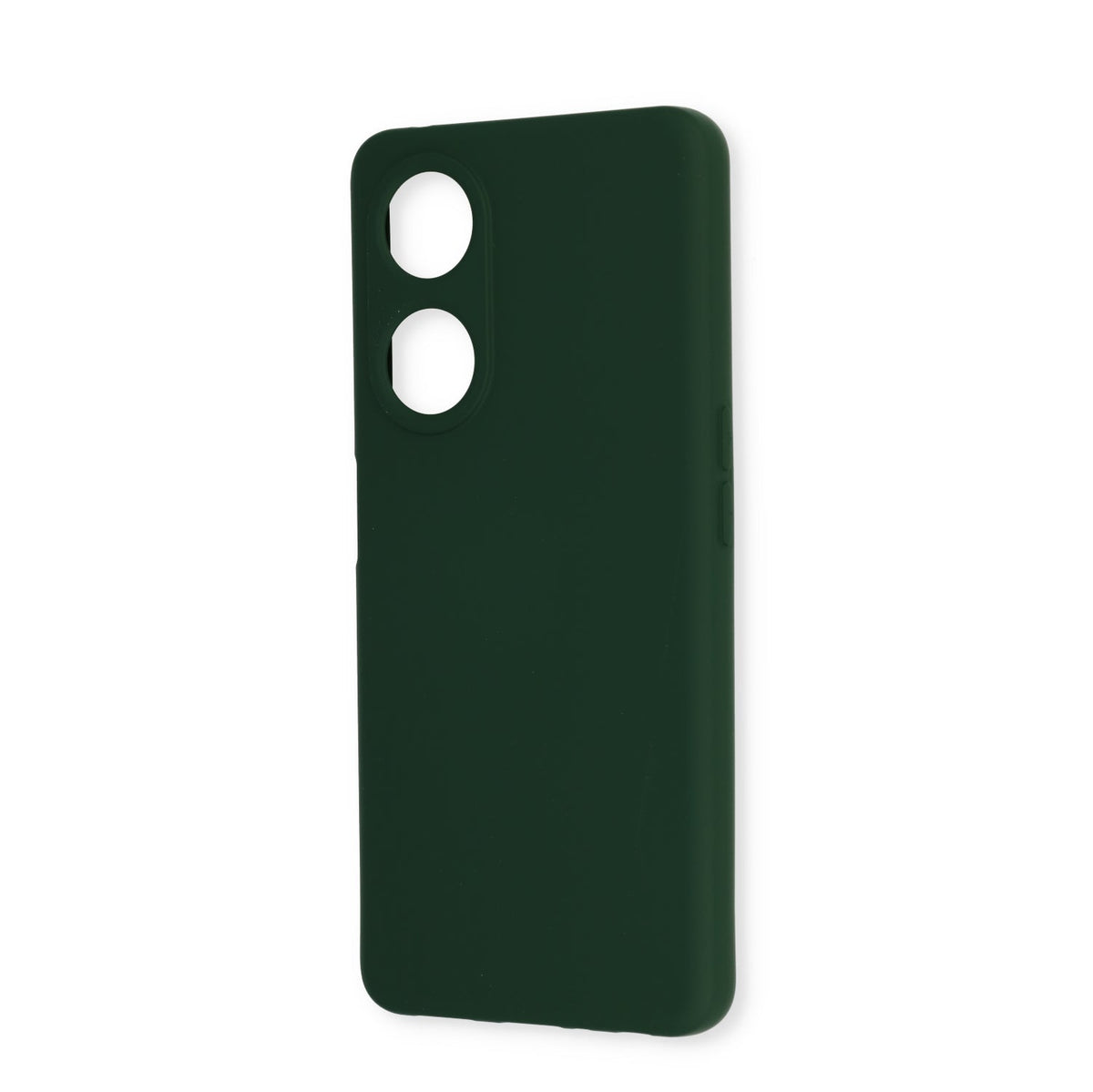 Oppo A38 Hoesje - Groen - Siliconen Back Cover met Telefoonkoord