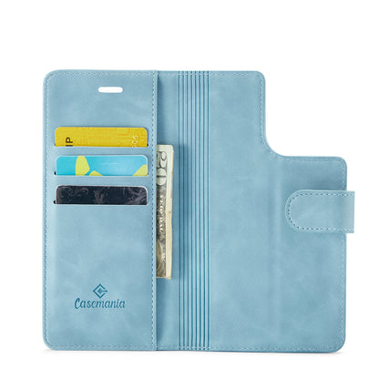 Apple iPhone 15 Plus Case - Aqua Blue - 2-in-1 MagSafe Wallet Case