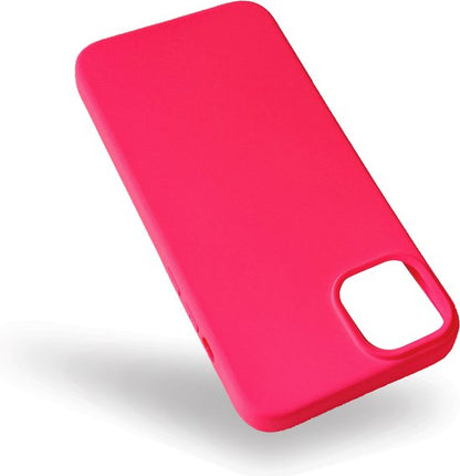 iPhone 14 Plus Hoesje - Neon Roze - Strong Siliconen Back Cover