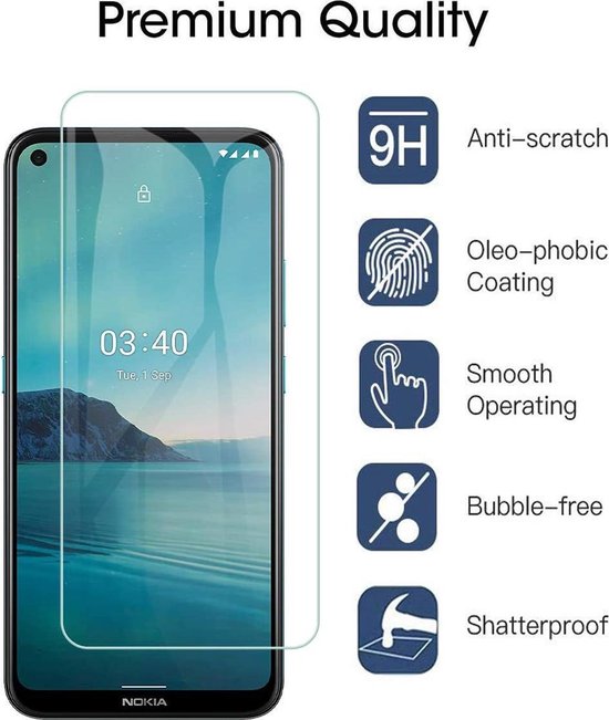 Nokia 3.4 Panzerglas - Tempered Glass - 2 Stück