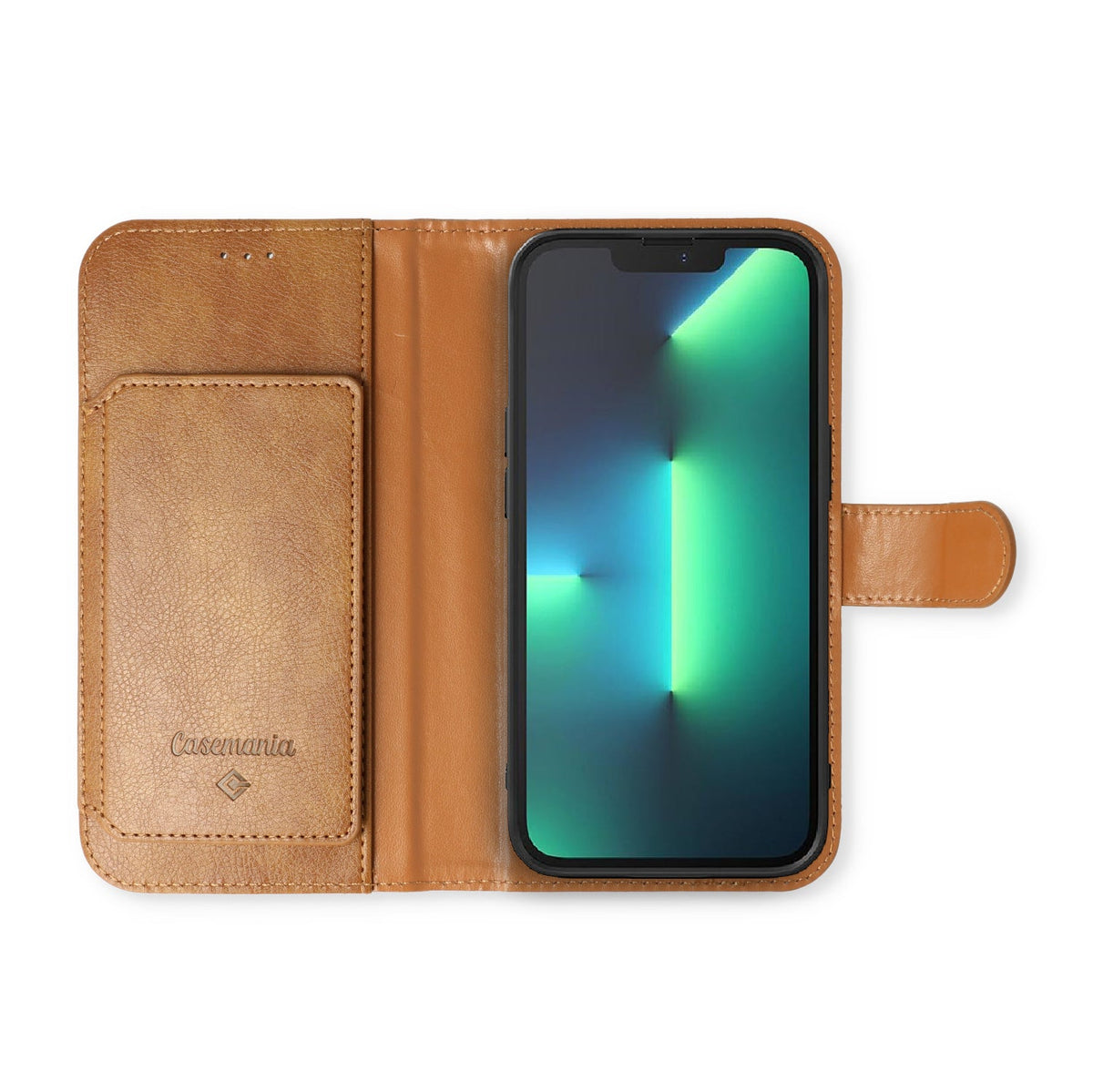 Apple iPhone 17 Pro Hoesje - Bruin - 2 in 1 MagSafe Bookcase met 10 Kaart Vakken