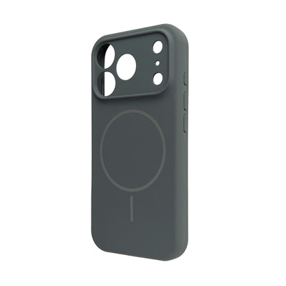 Apple iPhone 17 Pro Hülle - Grau - Liquid-Silikon-MagSafe-Backcover