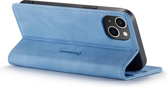 Apple iPhone 14 Plus Hoesje - Sky Blue - Dunne Bookcase