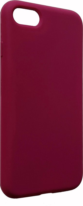 iPhone X/XS Hoesje - Burgundy - Liquid Siliconen Back Cover