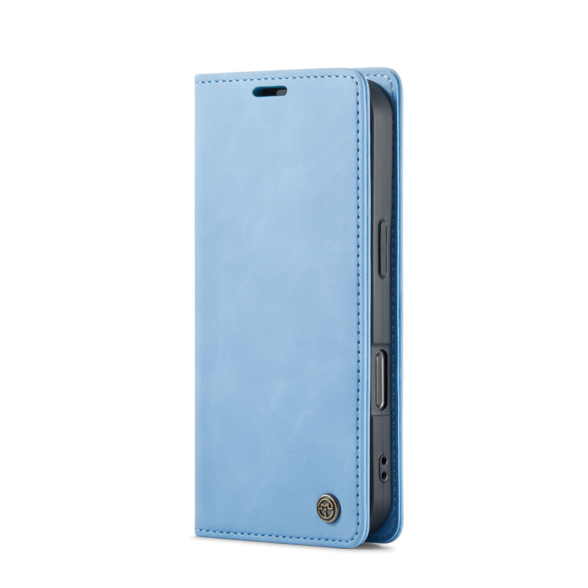 Apple iPhone 16 Pro Hoesje - Sky Blue - Dunne Bookcase