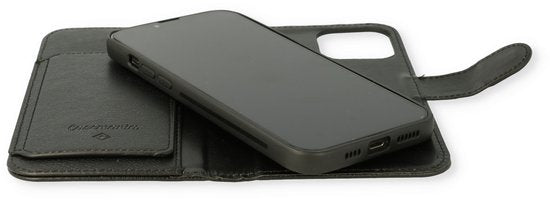 Étui iPhone 11 - Noir - Bookcase 2 en 1 avec 10 compartiments pour cartes