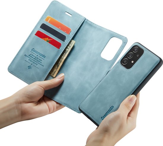 Samsung Galaxy A53 5G Hoesje - Aqua Blue - 2 in 1 Bookcase